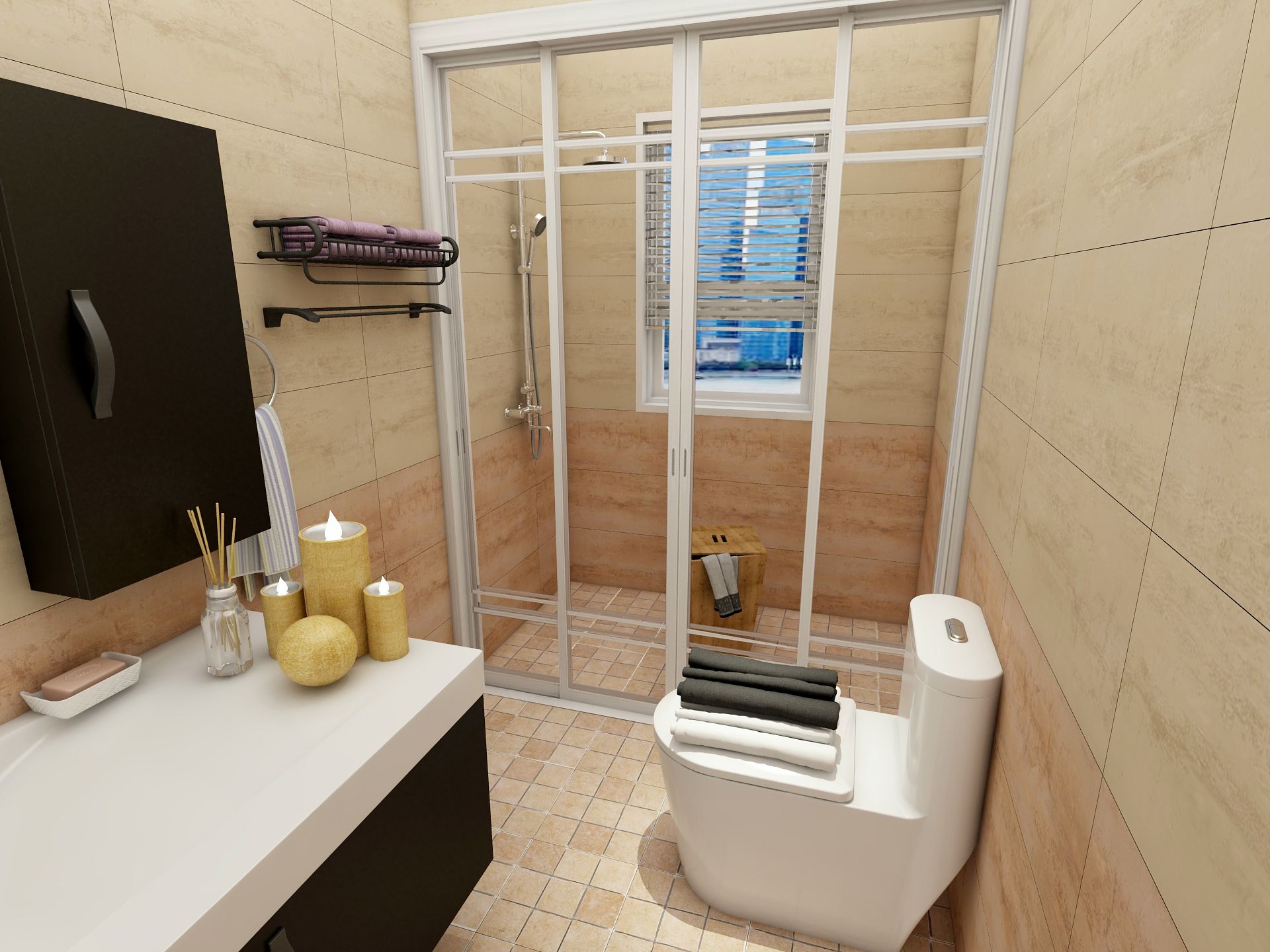 墻磚，地磚-衛生間