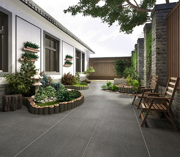 厚磚-戶外，庭院